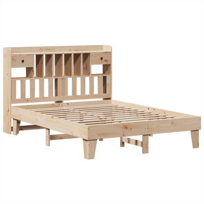 Bedframe zonder matras massief grenenhout 140x200 cm