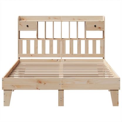 Bedframe zonder matras massief grenenhout 140x200 cm