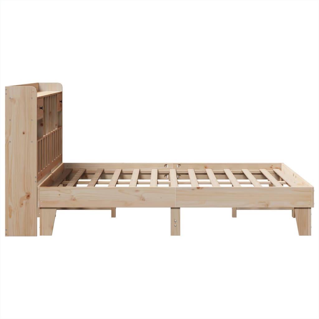 Bedframe zonder matras massief grenenhout 140x200 cm