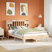 Bedframe massief grenenhout 140x200 cm met opbergvakken