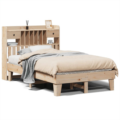 Bedframe zonder matras massief grenenhout 135x190 cm