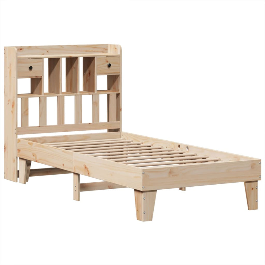 Bedframe zonder matras massief grenenhout 90x190 cm