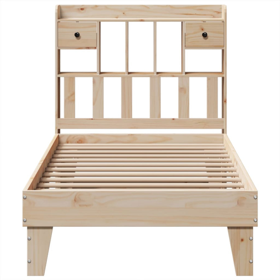 Bedframe zonder matras massief grenenhout 90x190 cm
