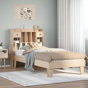 Bedframe massief grenenhout 90x190 cm met opbergruimte