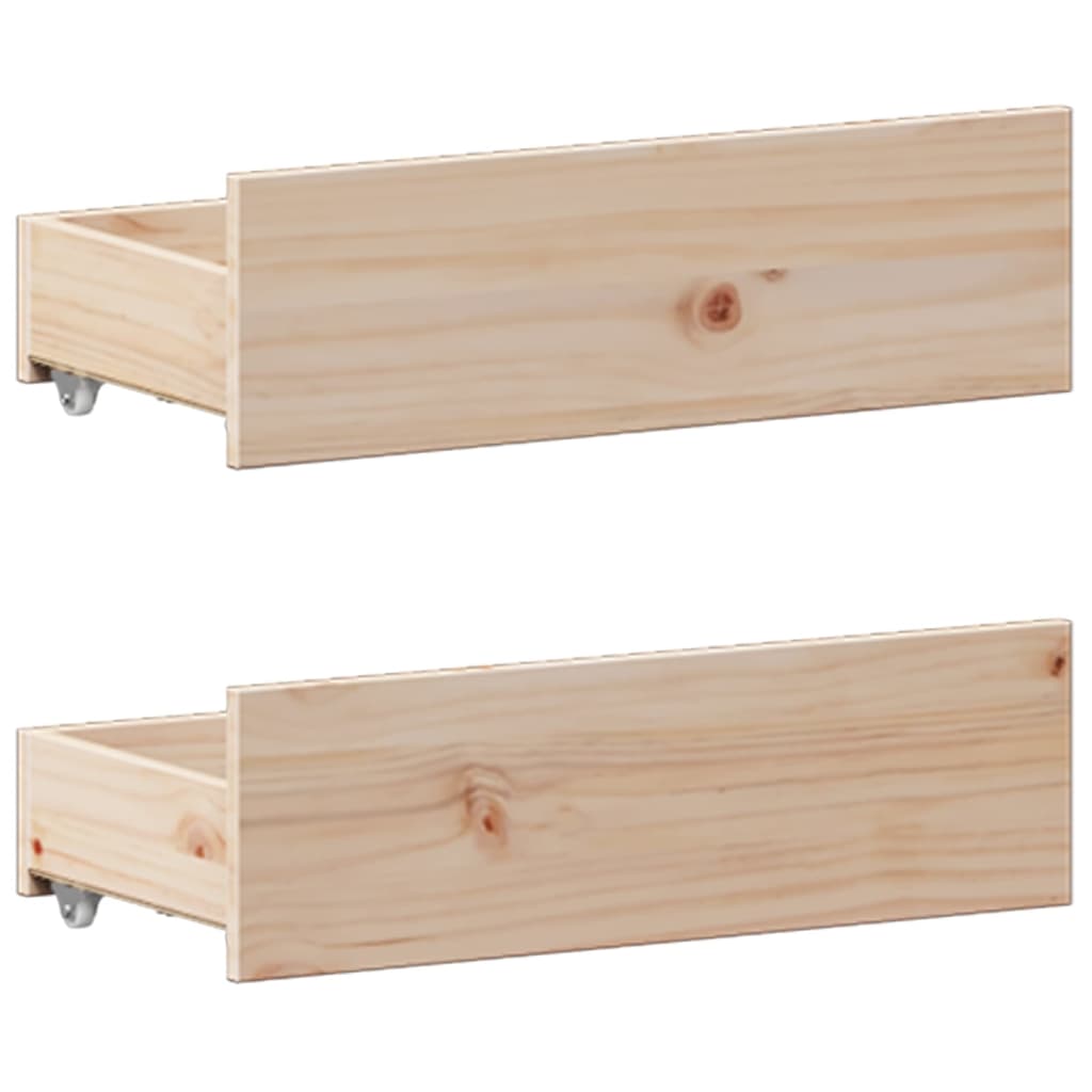 Bed met boekenkast zonder matras massief grenenhout 180x200 cm