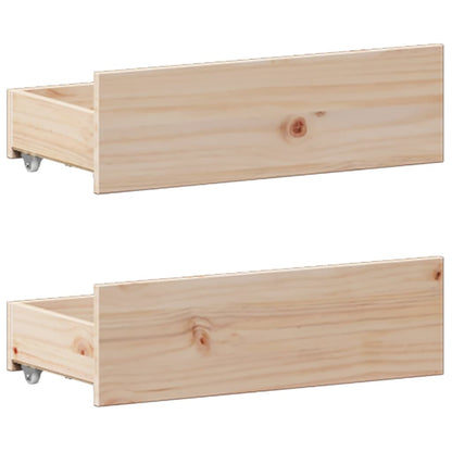 Bed met boekenkast zonder matras massief grenenhout 180x200 cm