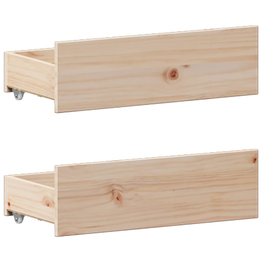 Bed met boekenkast zonder matras massief grenenhout 180x200 cm
