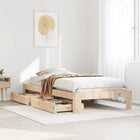 Solid Pine Wood Bed Frame without Mattress 90x190 cm