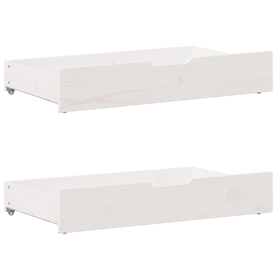 Bedframe zonder matras massief grenenhout wit 200x200 cm