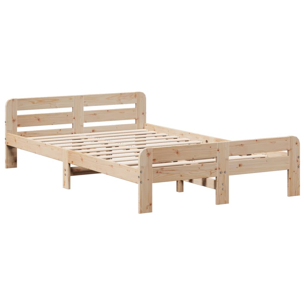 Bedframe zonder matras massief grenenhout 120x190 cm
