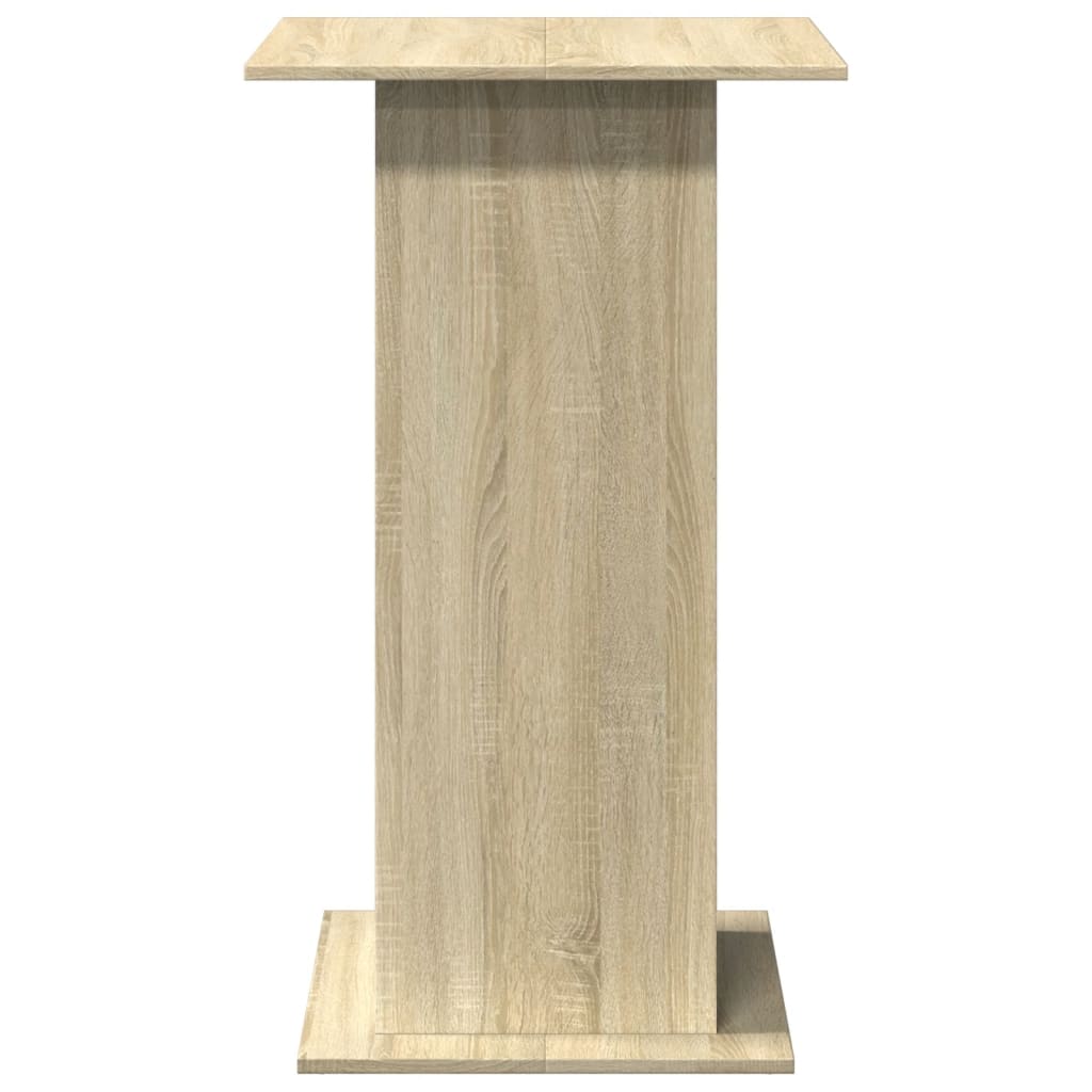 Bartafel met opbergruimte 60x60x102 cm hout sonoma eikenkleurig