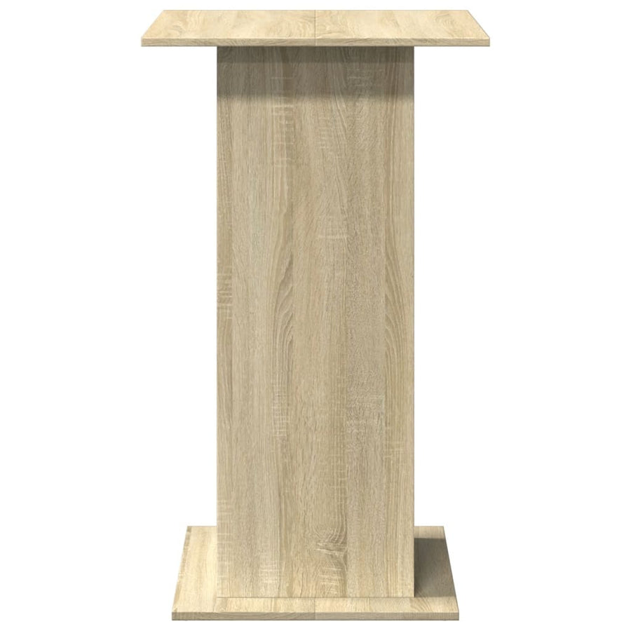 Bartafel met opbergruimte 60x60x102 cm hout sonoma eikenkleurig