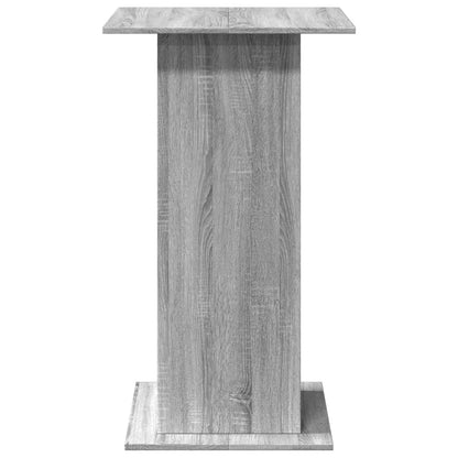 Bartafel met opbergruimte 60x60x102 cm hout grijs sonoma eiken