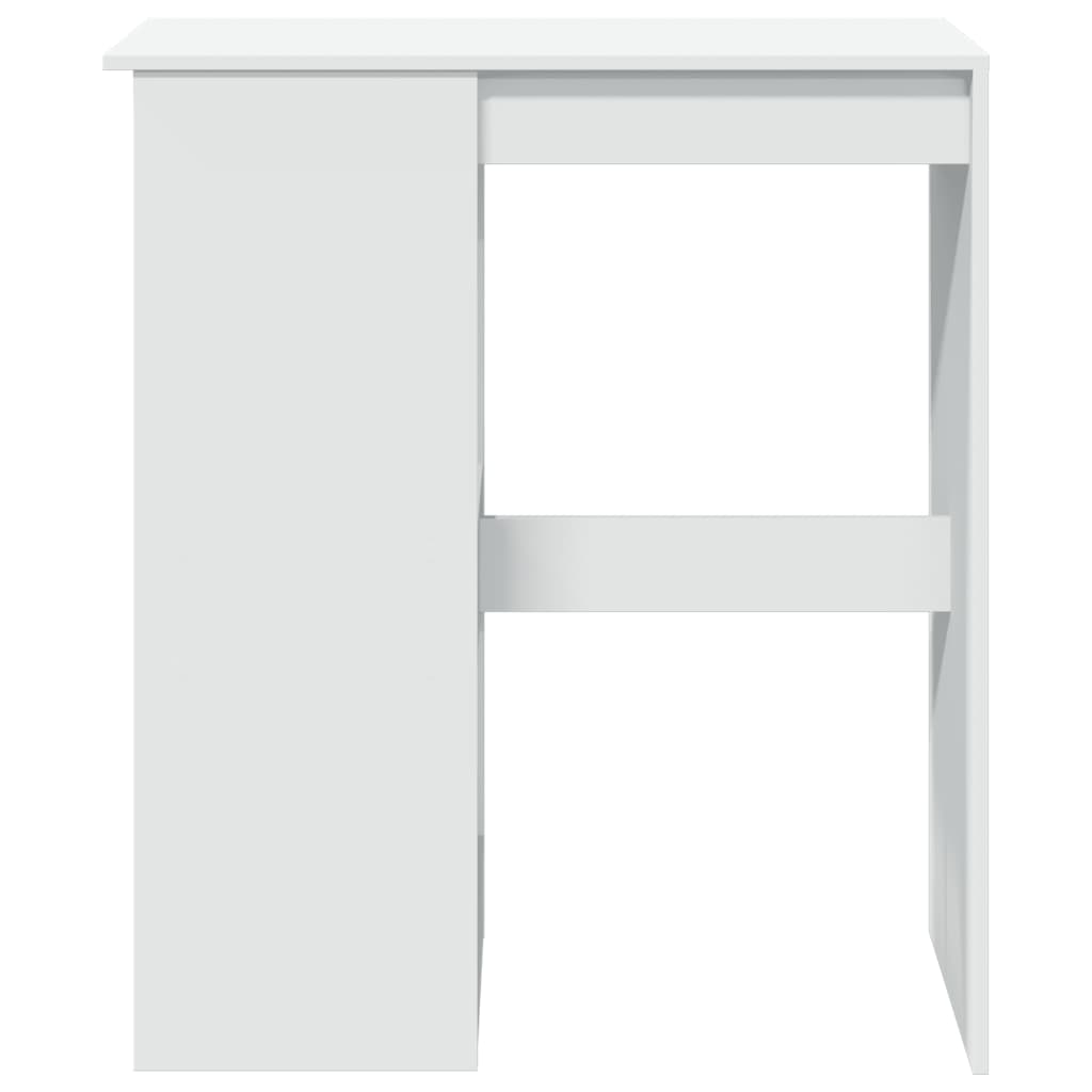 Bartafel met rekken 90x47,5x103,5 cm bewerkt hout wit