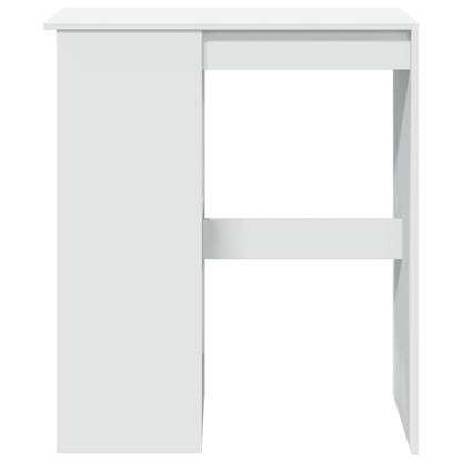 Bartafel met rekken 90x47,5x103,5 cm bewerkt hout wit