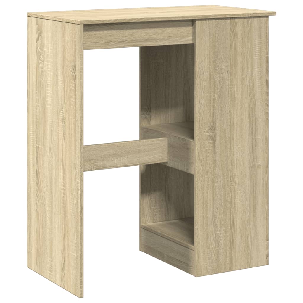 Bartafel met rekken 90x47,5x103,5 cm bewerkt hout sonoma eiken