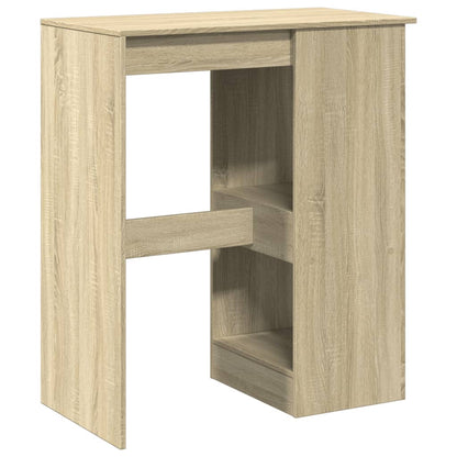 Bartafel met rekken 90x47,5x103,5 cm bewerkt hout sonoma eiken