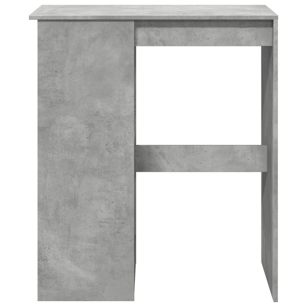 Bartafel met rekken 90x47,5x103,5 cm bewerkt hout betongrijs