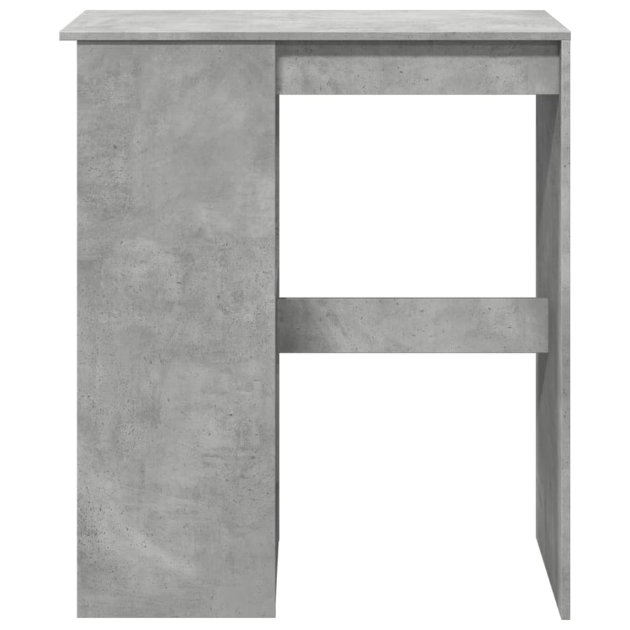 Bartafel met rekken 90x47,5x103,5 cm bewerkt hout betongrijs