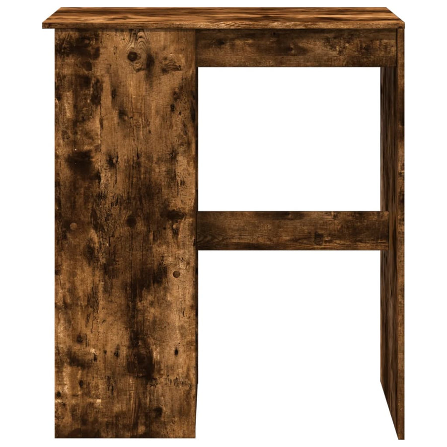 Bartafel met rekken 90x47,5x103,5 cm bewerkt hout gerookt eiken