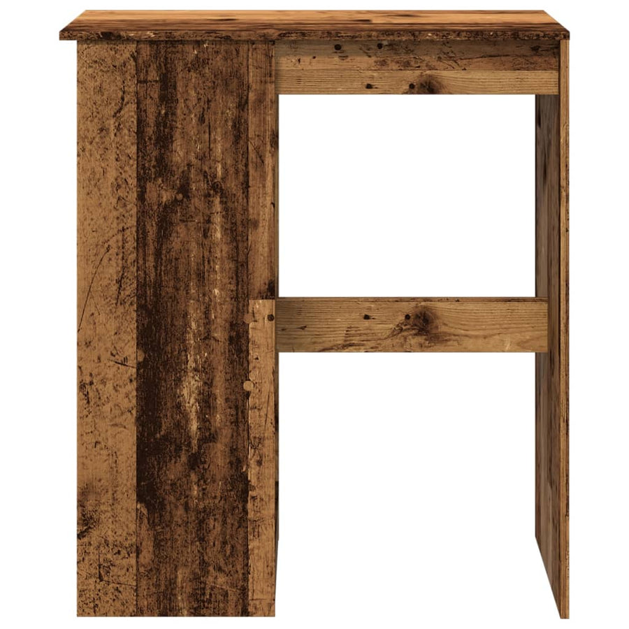 Bartafel met rekken 90x47,5x103,5 cm bewerkt hout oud houtkleur