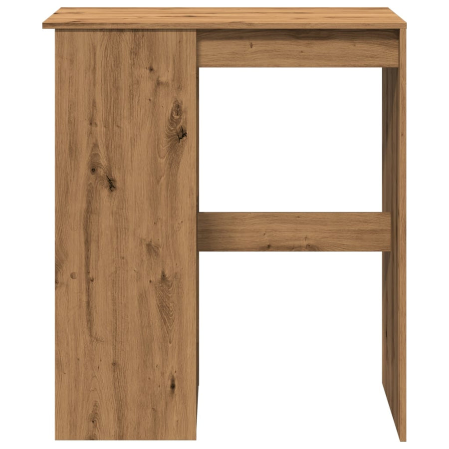 Bartafel met rekken 90x47,5x103,5 cm hout artisanaal eikenkleur