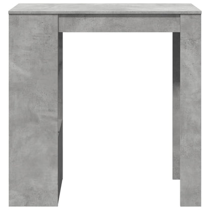 Bartafel met rekken 102x50x103,5 cm bewerkt hout betongrijs