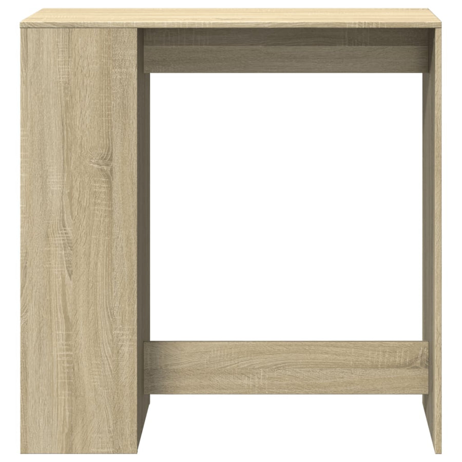 Bartafel met rekken 101x40x103,5 cm hout sonoma eikenkleur