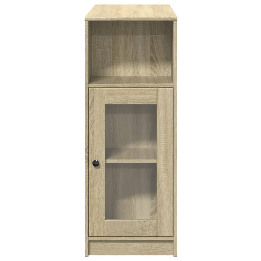 Bartafel met rekken 101x40x103,5 cm hout sonoma eikenkleur