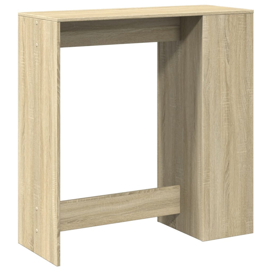 Bartafel met rekken 101x40x103,5 cm hout sonoma eikenkleur