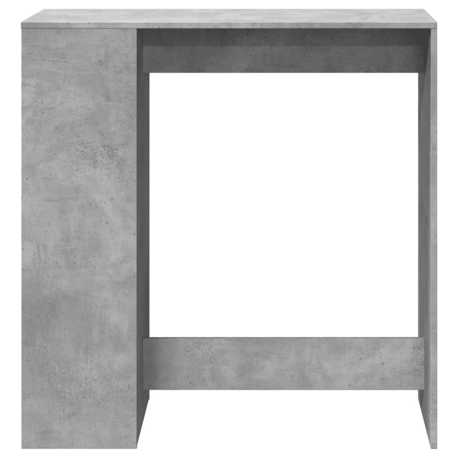 Bartafel met rekken 101x40x103,5 cm bewerkt hout betongrijs