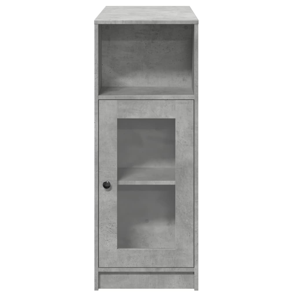 Bartafel met rekken 101x40x103,5 cm bewerkt hout betongrijs