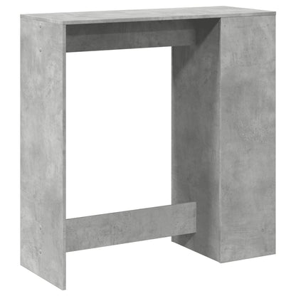 Bartafel met rekken 101x40x103,5 cm bewerkt hout betongrijs