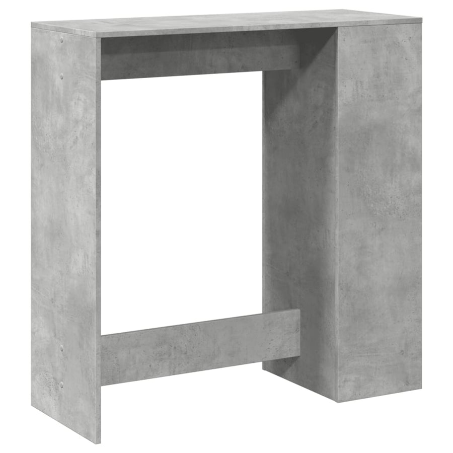 Bartafel met rekken 101x40x103,5 cm bewerkt hout betongrijs
