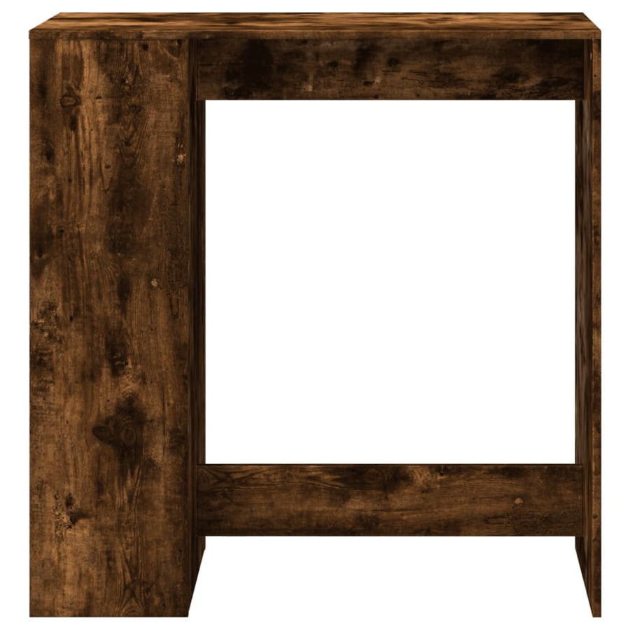 Bartafel met rekken 101x40x103,5 cm bewerkt hout gerookt eiken