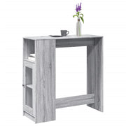 Bartafel 101x40x103,5 cm bewerkt hout grijs sonoma