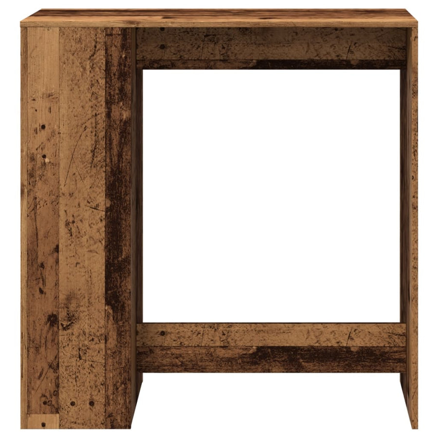 Bartafel met rekken 101x40x103,5 cm bewerkt hout oud houtkleur
