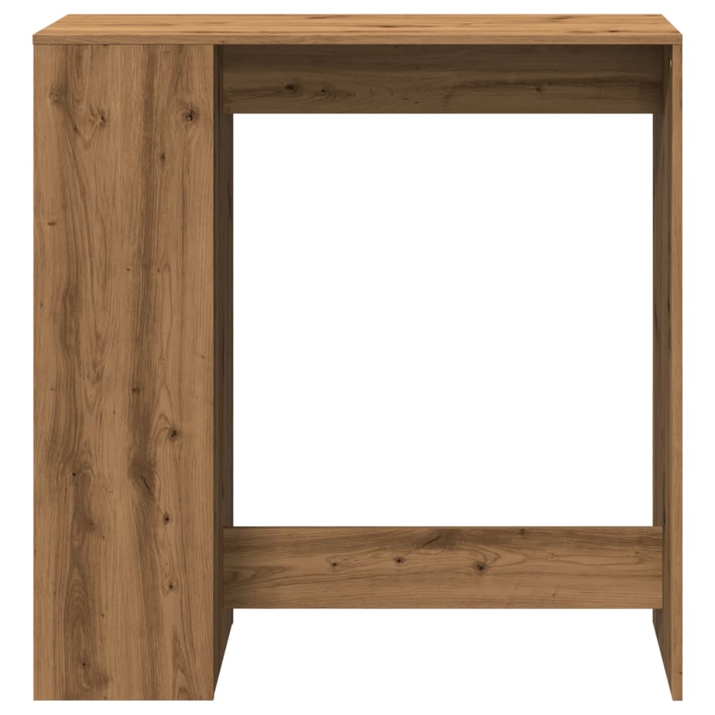 Bartafel met rekken 101x40x103,5 cm hout artisanaal eikenkleur