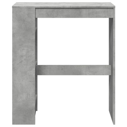 Bartafel met rekken 90x40x103,5 cm bewerkt hout betongrijs