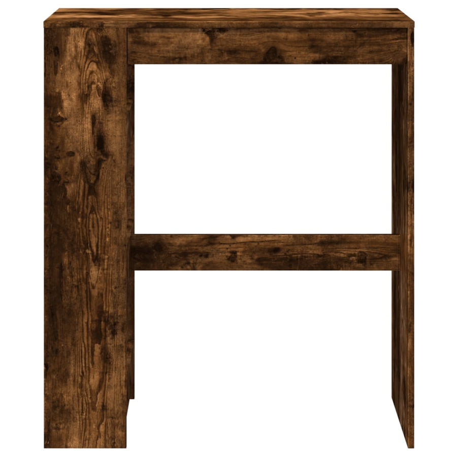 Bartafel met rekken 90x40x103,5 cm bewerkt hout gerookt eiken