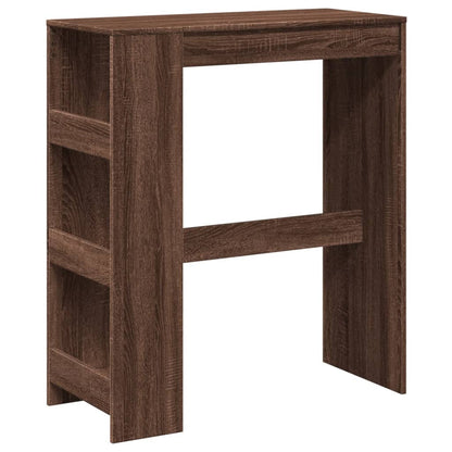 Bartafel met rekken 90x40x103,5 cm bewerkt hout bruin eiken