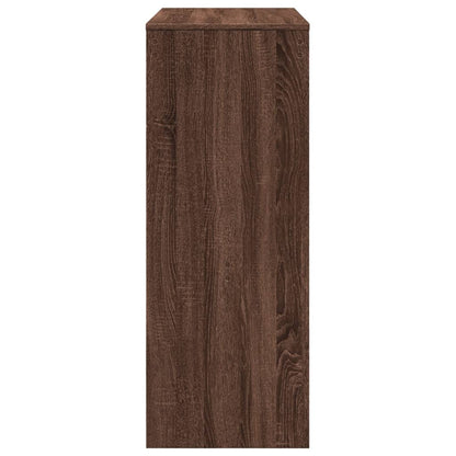 Bartafel met rekken 90x40x103,5 cm bewerkt hout bruin eiken