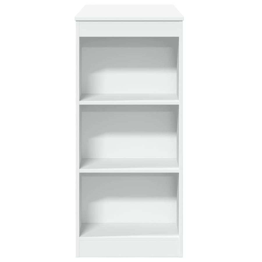 Bartafel Met Rekken 95X47X103,5 Cm Bewerkt Hout Wit