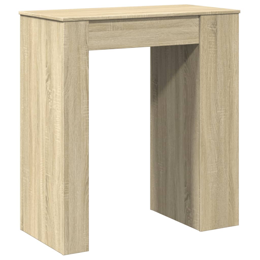 Bartafel Met Rekken 95X47X103,5 Cm Hout Kleur Sonoma eiken