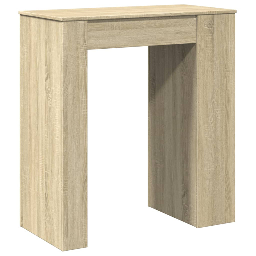 Bartafel Met Rekken 95X47X103,5 Cm Hout Kleur Sonoma eiken