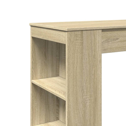 Bartafel Met Rekken 95X47X103,5 Cm Hout Kleur Sonoma eiken