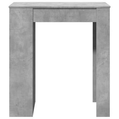Bartafel met rekken 95x47x103,5 cm bewerkt hout betongrijs
