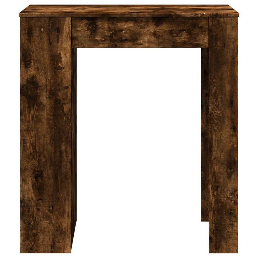 Bartafel Met Rekken 95X47X103,5 Cm Bewerkt Hout Gerookt eiken