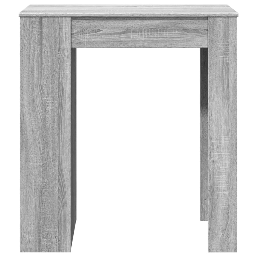 Bartafel Met Rekken 95X47X103,5 Cm Bewerkt Hout Grijs sonoma