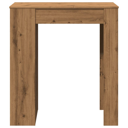 Bartafel Met Rekken 95X47X103,5 Cm Hout Artisanaal Eikenkleur artisanaal eikenkleurig